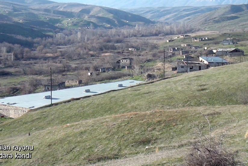 Footage from Garadara village of Zangilan