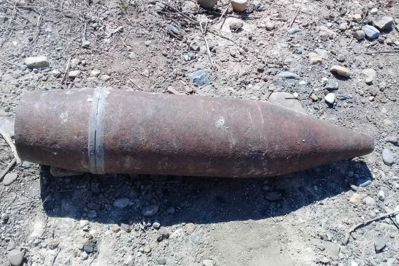 Gəncədə top mərmisi tapılıb