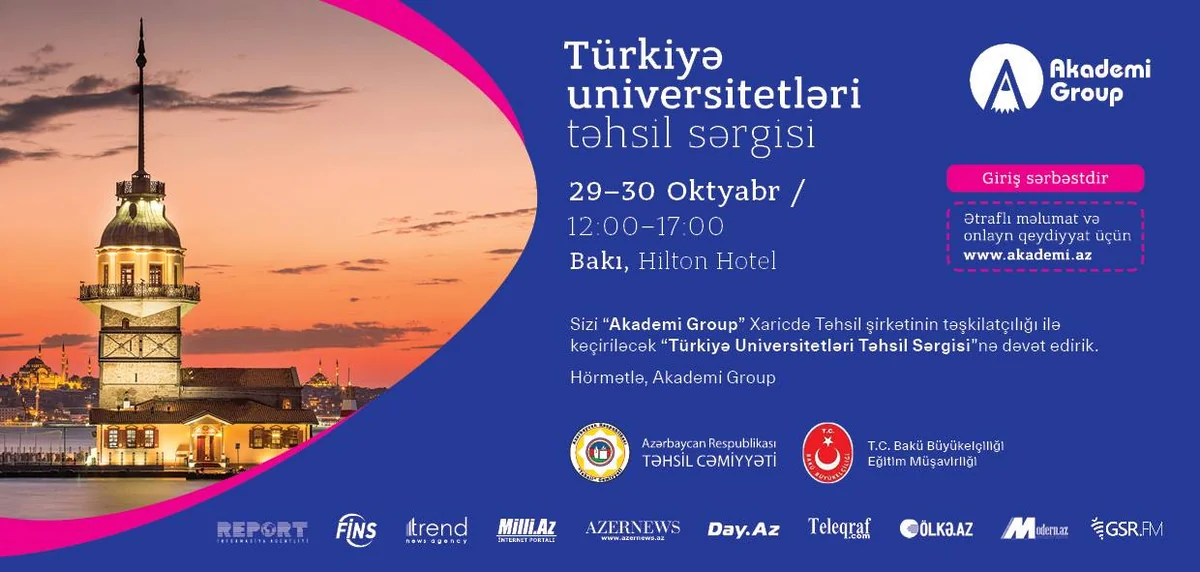 Bakıda Türkiyə universitetlərinin təhsil sərgisi keçiriləcək