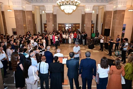 Muzey Mərkəzində gənc rəssamların “Sənin adın nədir?” adlı ilk tanıtım sərgisi açılıb
