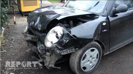 Cəlilabadda zəncirvari yol qəzası baş verib - FOTO