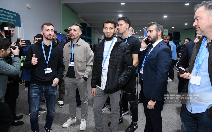 Qarabag FC players visit COP29 venue