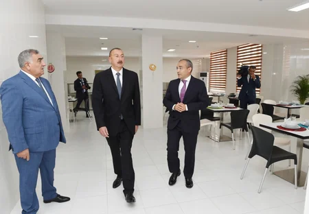 Prezident Zuğulba tədris idman bazasının açılışında iştirak edib - YENİLƏNİB