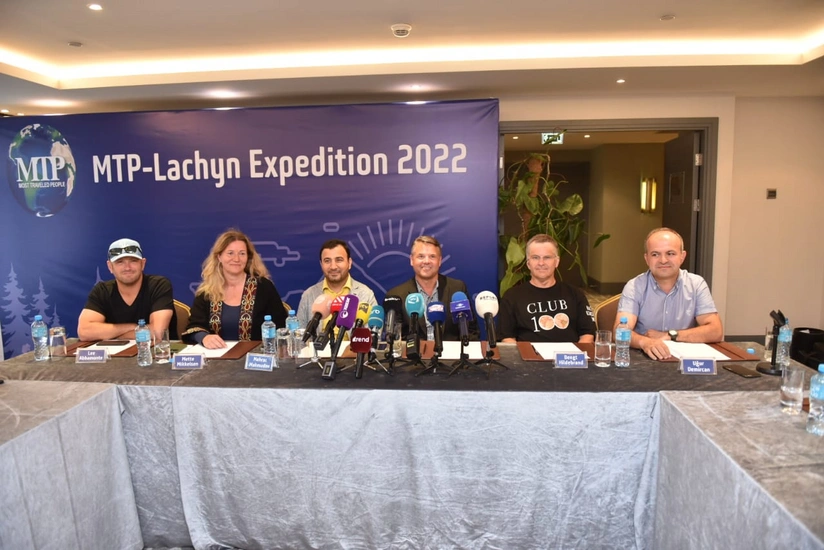 Müxtəlif ölkələrdən olan bir qrup səyyahın azad edilmiş ərazilərə səfəri başa çatıb