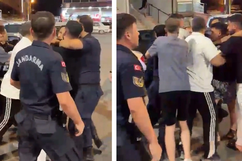 Türkiyədə jandarm əməkdaşlarına hücum edən 8 nəfər saxlanılıb