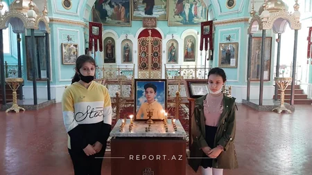 В Гяндже почтили память погибшего россиянина в результате армянского террора