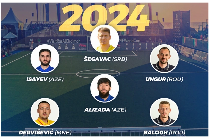 Azərbaycan millisinin iki üzvü Avropada 2024-cü ilin rəmzi komandasında yer alıb