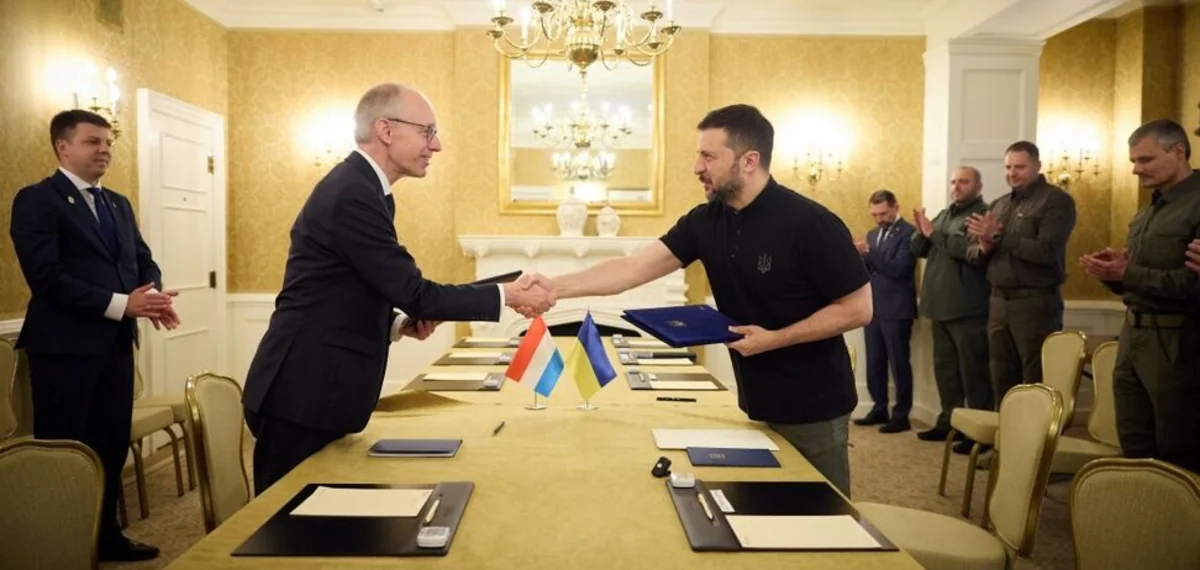 Ukraine signs security deal with Luxembourg