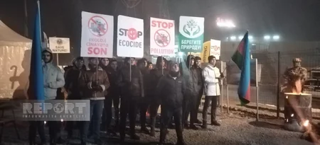 Xankəndi-Laçın yolunda aksiya davam edir, etirazçıların əhval-ruhiyyəsi yüksəkdir