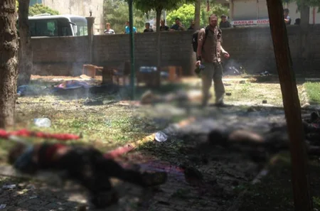 Türkiyənin Şanlıurfa vilayətində terror aktı: ölənlərin sayı 31-ə çatıb - YENİLƏNİB 4 - VİDEO