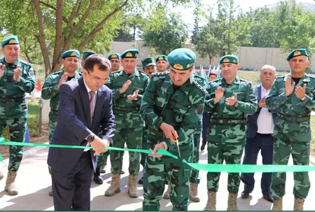 New complex of military unit of Gazakh border guard detachment commissioned