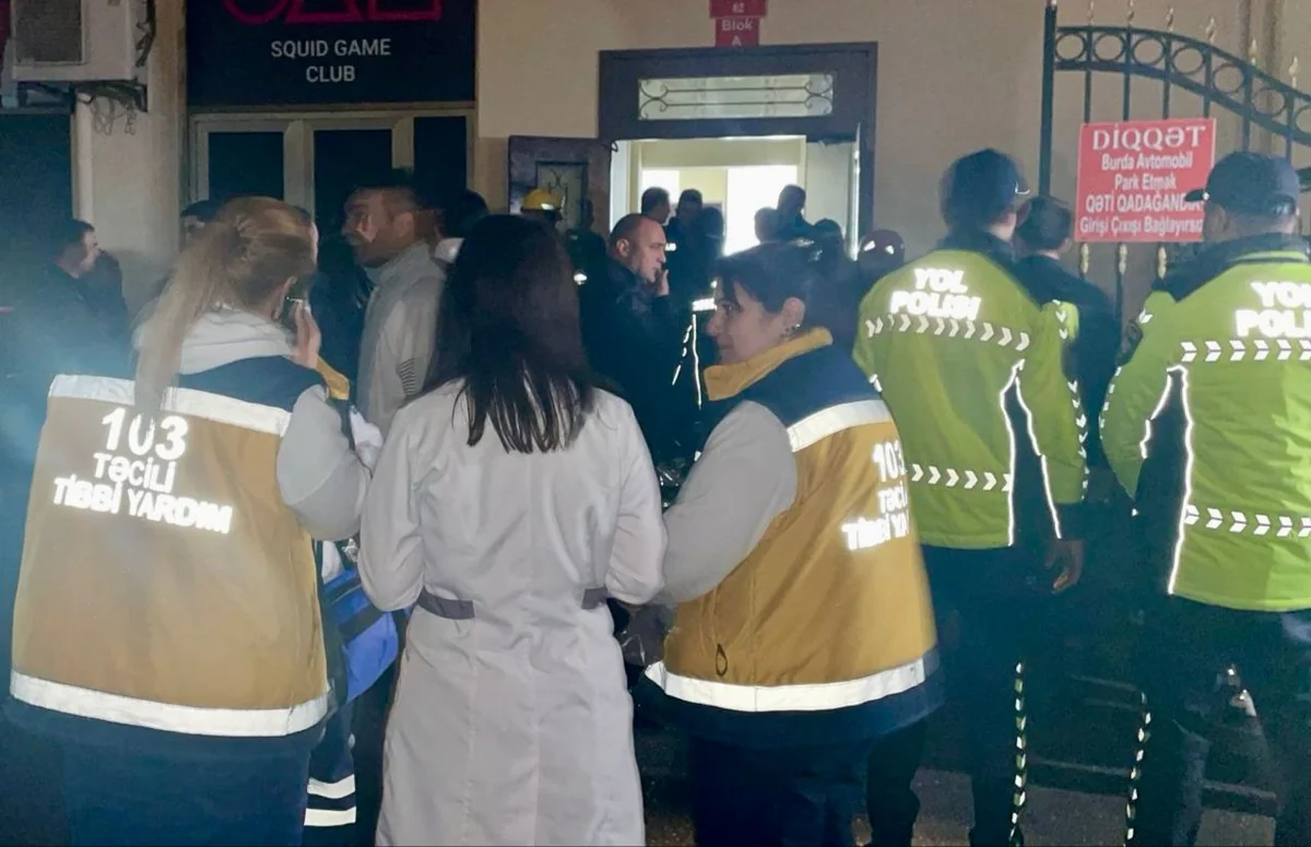 TƏBİB: Bakıda binada baş verən yanğında 15 nəfər xəsarət alıb