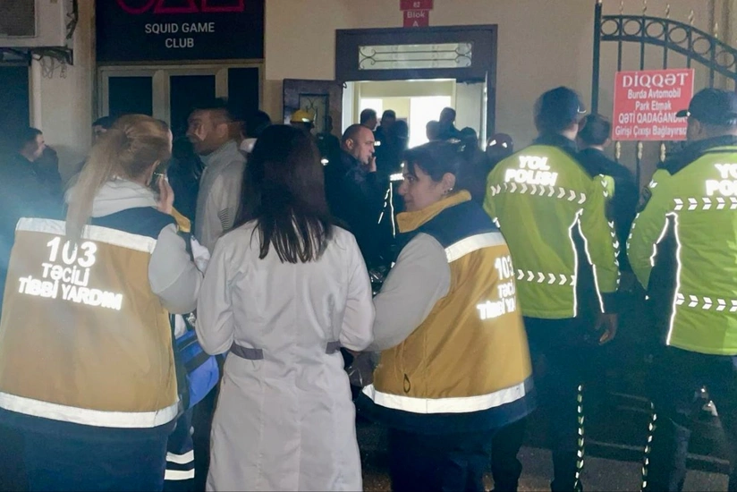 TƏBİB: Bakıda binada baş verən yanğında 15 nəfər xəsarət alıb