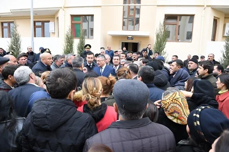 Göygöldə məcburi köçkünlər üçün yeni məhəllənin açılışı olub