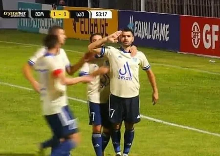 Əsgər salamı verən azərbaycanlı futbolçu Gürcüstanda 11-liyə düşdü