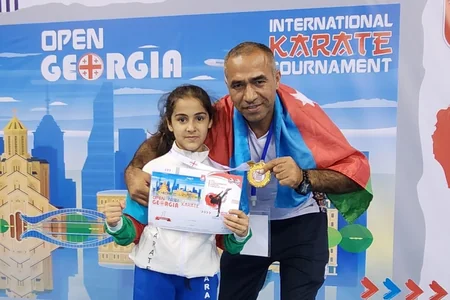 Azərbaycan karateçiləri Gürcüstanda 3 medal qazanıblar