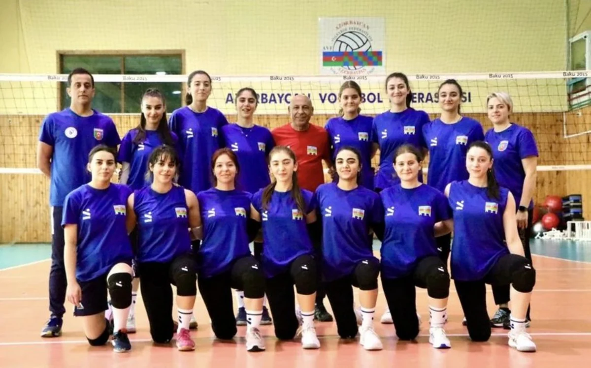 EEVZA: Voleybolçu qızlardan ibarət Azərbaycan millisi Litvanı sınağa çəkəcək