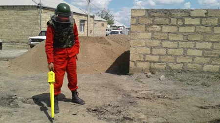 Gəncədə piyada əleyhinə mina tapılıb