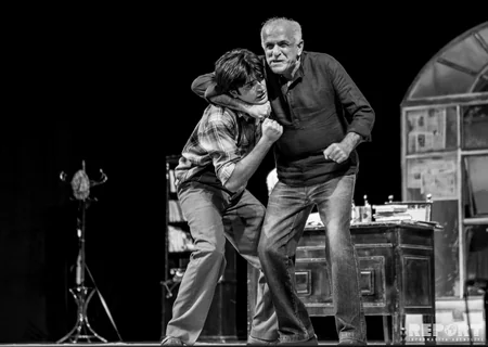 Fuad Poladovun “Azdrama”da sonuncu çıxışı - XATİRƏ FOTOREPORTAJI