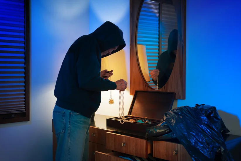 Xaçmazda evlərdən oğurluq edən şəxs tutuldu