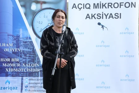 “Azəriqaz”ın “Açıq mikrofon” aksiyası Gədəbəyin ucqar kəndində təşkil edilib