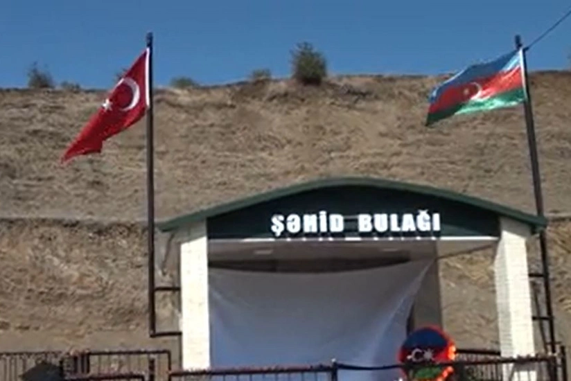 Cəlilabadda şəhidin xatirə bulağının açılışı olub
