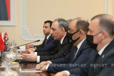 Kamran Əliyevlə Türkiyənin Ali Məhkəməsinin Baş Prokuroru arasında görüş olub 