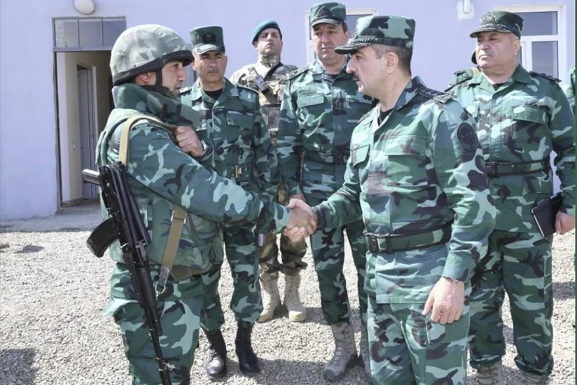 DSX rəisi Ermənistanla sərhədə gedib, sərhəd dəstəsinin döyüş fəaliyyətini yoxlayıb