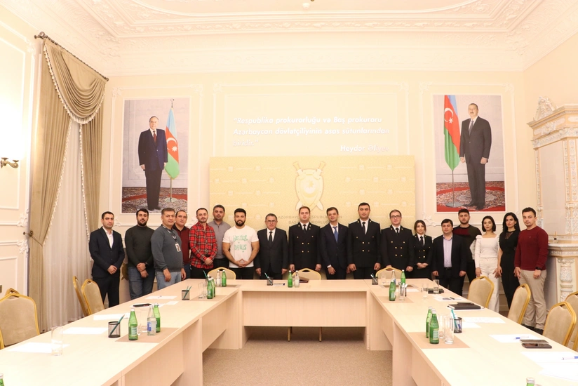 Baş Prokurorluqda media nümayəndələri üçün interaktiv təlim keçirilib