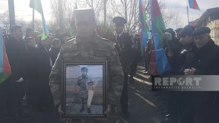 Предан земле погибший вчера в ДТП в Лачыне военнослужащий Сахават Ахундов