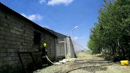 Lənkəranda partlayışla müşahidə olunan yanğın baş verib - FOTO