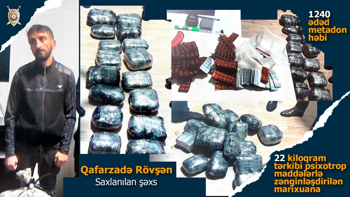 Lənkəranda əməliyyat keçirilib, 22 kiloqram narkotik aşkar olunub