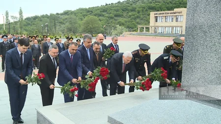 Şəkidə Heydər Əliyevin 100 illik yubileyi qeyd olunub