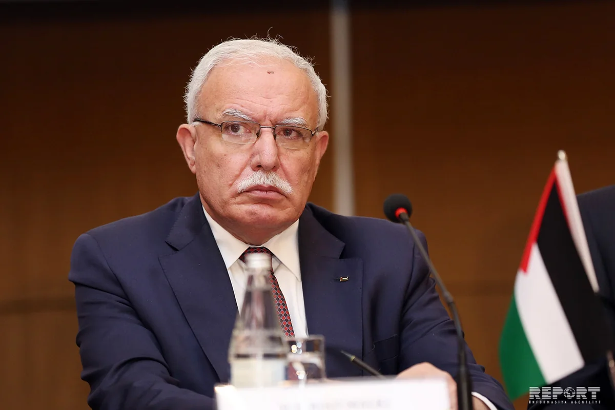 Palestinian Foreign Minister: It is very important for us that Azerbaijan supports us in the issue of Jerusalem