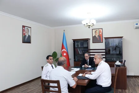 Baş prokuror Qaxda vətəndaşları qəbul edib