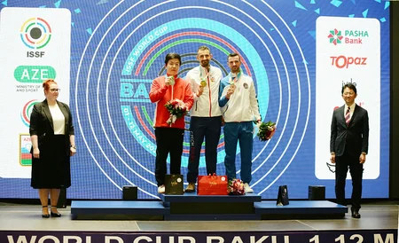 Bakıda keçirilən atıcılıq üzrə Dünya Kubokunda növbəti medalçılar bəlli olub