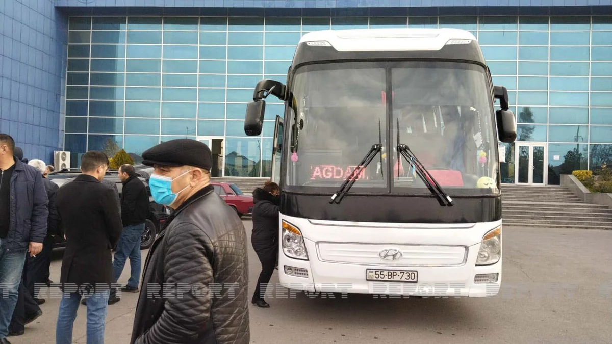 Из Барды в Агдам отправился очередной пассажирский автобус