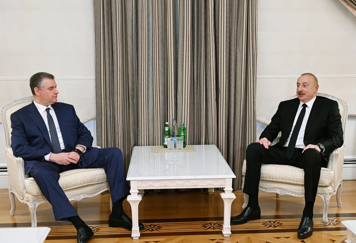Президент Азербайджана принял руководителя фракции ЛДПР в Госдуме России