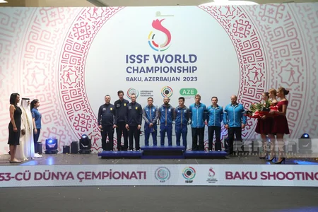 Bakıda keçirilən dünya çempionatının son medalçıları mükafatlandırılıb