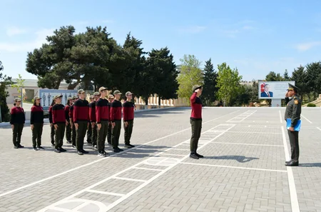Şahin hərbi-idman oyununun Bakı şəhəri üzrə zona mərhələsi keçirilib