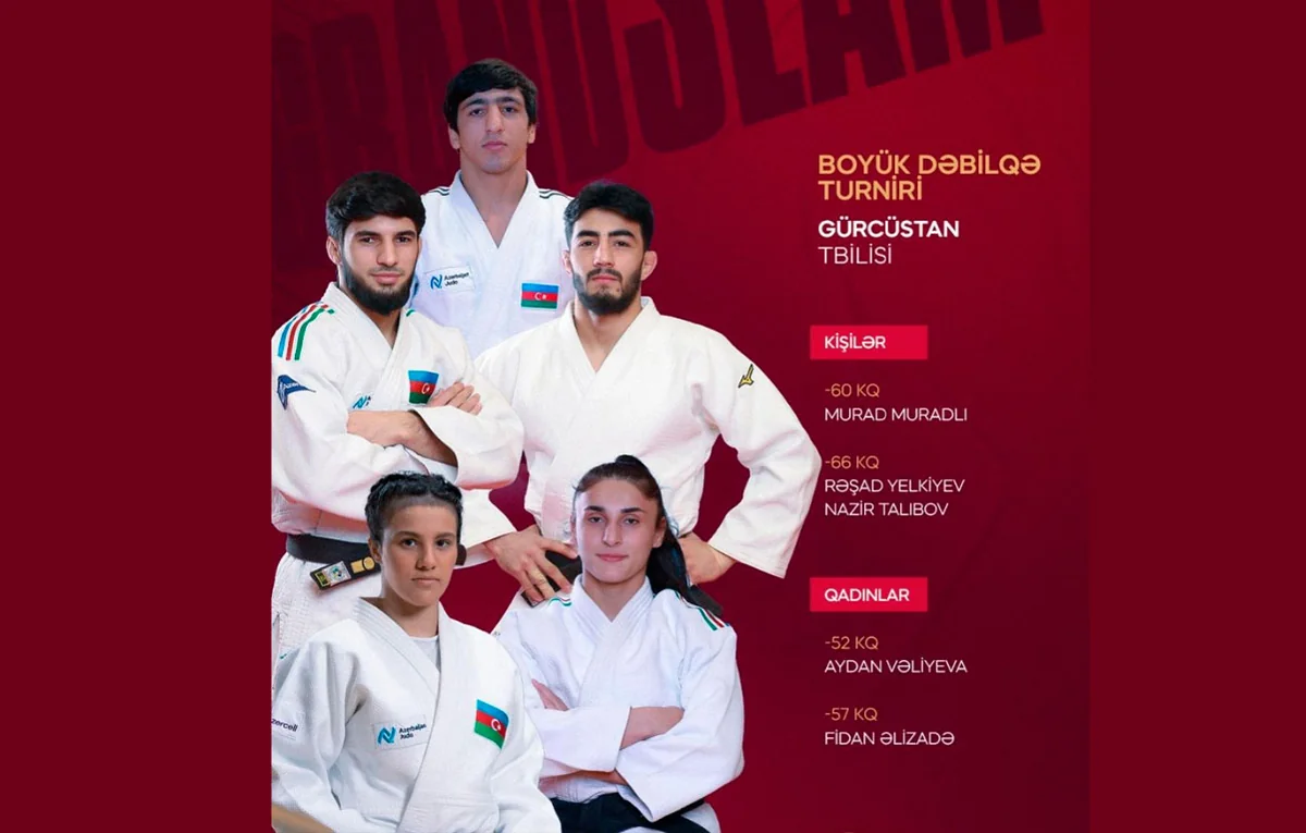 Azərbaycan cüdoçuları Böyük Dəbilqə turnirində mübarizəyə başlayır