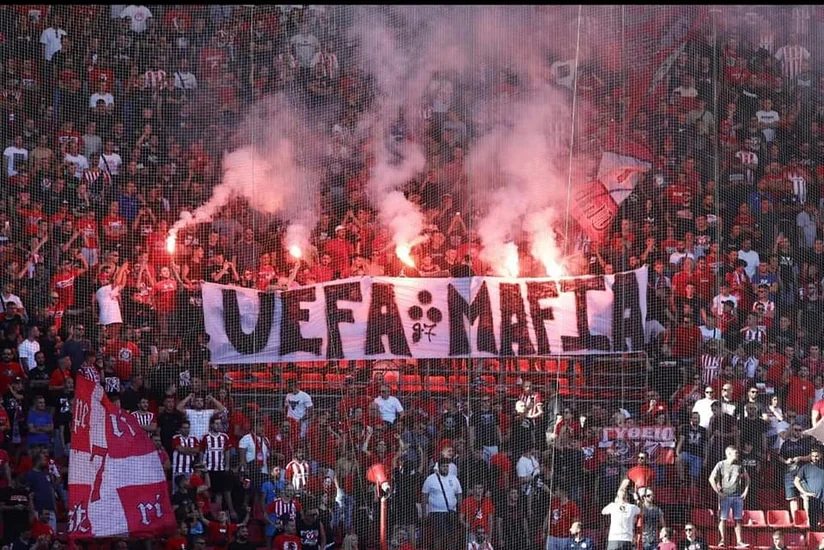 Futbol agenti: Olimpiakosun təhqiramiz hərəkət edən azarkeşləri cavablarını aldılar