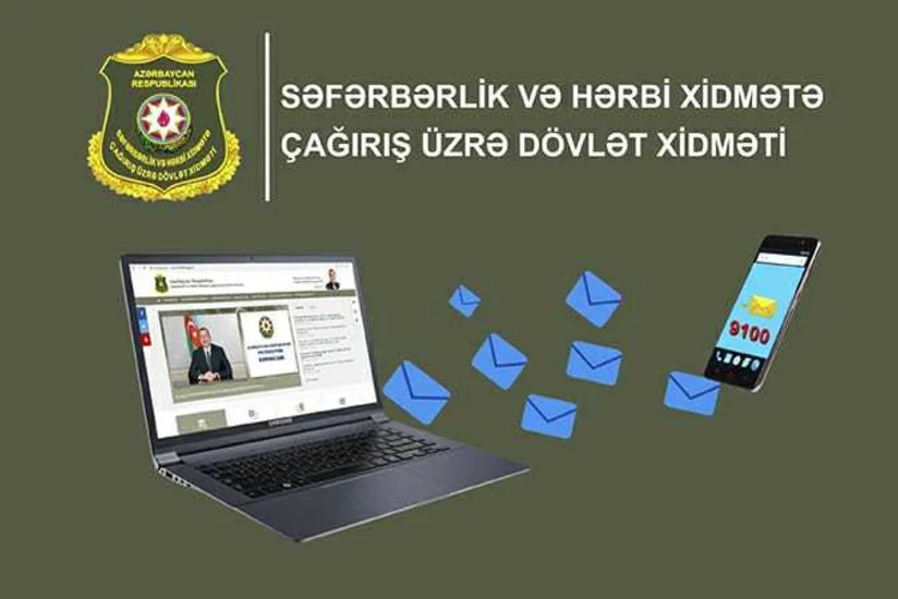 Hərbi xidmətə göndəriləcək çağırışçılara SMS göndərilməsinə başlanılıb