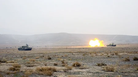 Azerbaijani exclave Special Army headquarters carries out unscheduled inspects in tank division