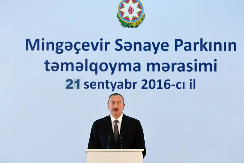 Azərbaycan Prezidenti: Mingəçevir Cənubi Qafqazın yüngül sənaye mərkəzlərindən birinə çevriləcək