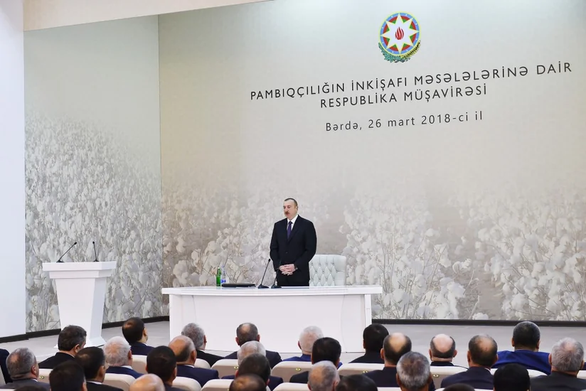 Prezident İlham Əliyevin sədrliyi ilə Bərdədə respublika müşavirəsi keçirilib - YENİLƏNİB