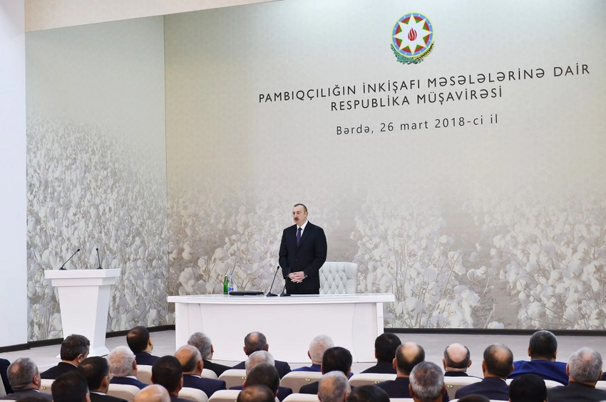 Prezident İlham Əliyevin sədrliyi ilə Bərdədə respublika müşavirəsi keçirilib - YENİLƏNİB