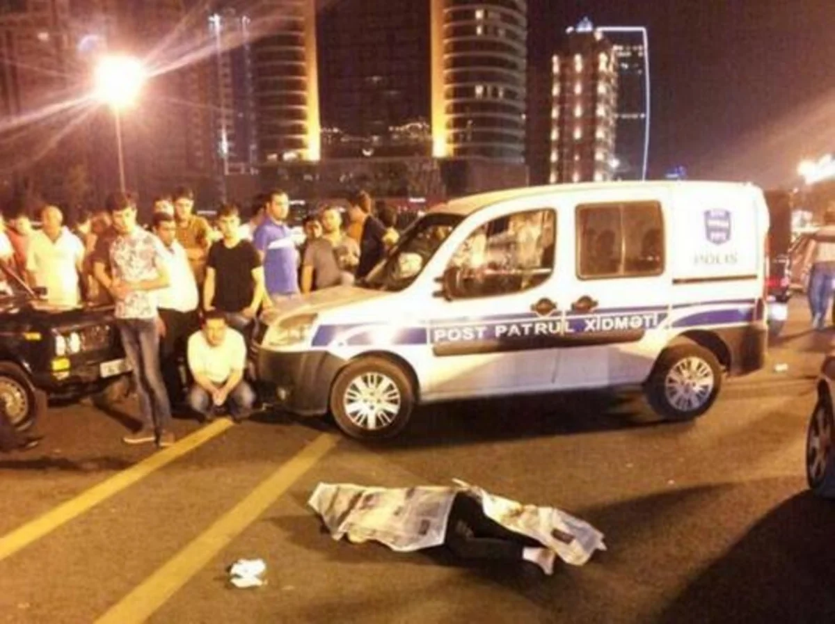 Bakıda avtomobil 25 yaşlı gənci vuraraq öldürüb