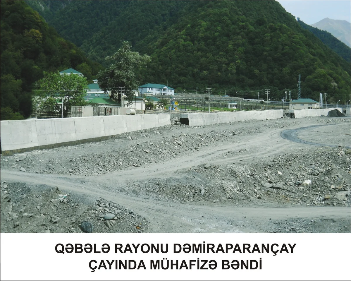 Azərbaycanın 15 rayonunda ən təhlükəli çaylarda sahilbərkitmə obyektlərinin tikintisinə başlanıb
