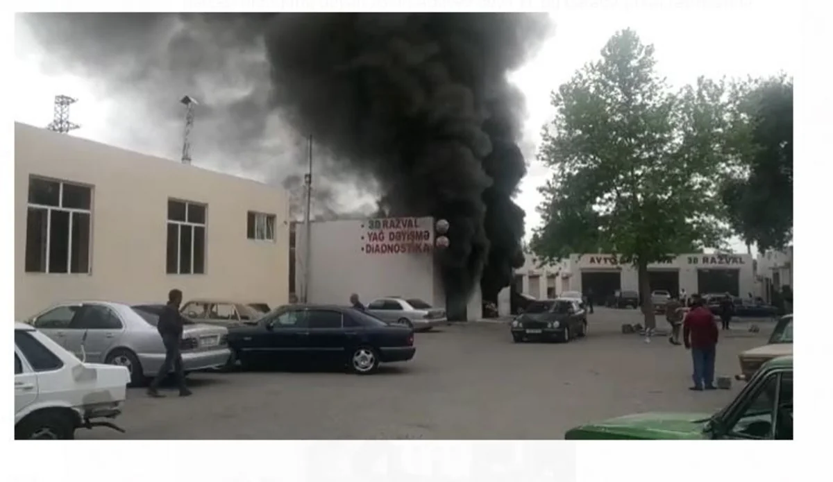 Bərdədə sexdə yanğın olub, usta xəsarət alıb - VİDEO